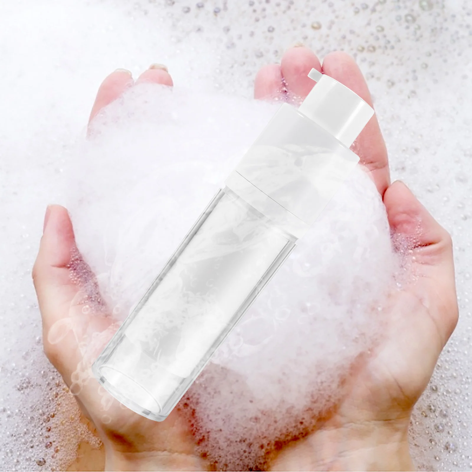 2 個真空ローションボトル 100 ミリリットル漏れ防止トラベルサブボトルシャンプー日焼け止めフェイスクリームポータブル空のプラスチック