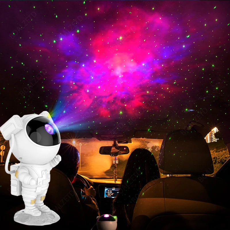 Galaxy Star Astronaut Projector LED Night Light Starry Sky Porjectors Lamp Decoration Bedroom Room Decorative For Children Gifts