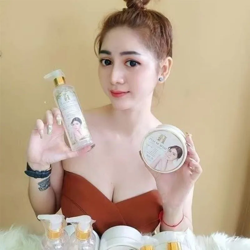 

BEAUTY Thai G Leit Set Набор лосьона для тела 10X Осветляющая мощность 24 часа Увлажнение Корректор темных пятен Обогащенный экстрактом риса Нежирный