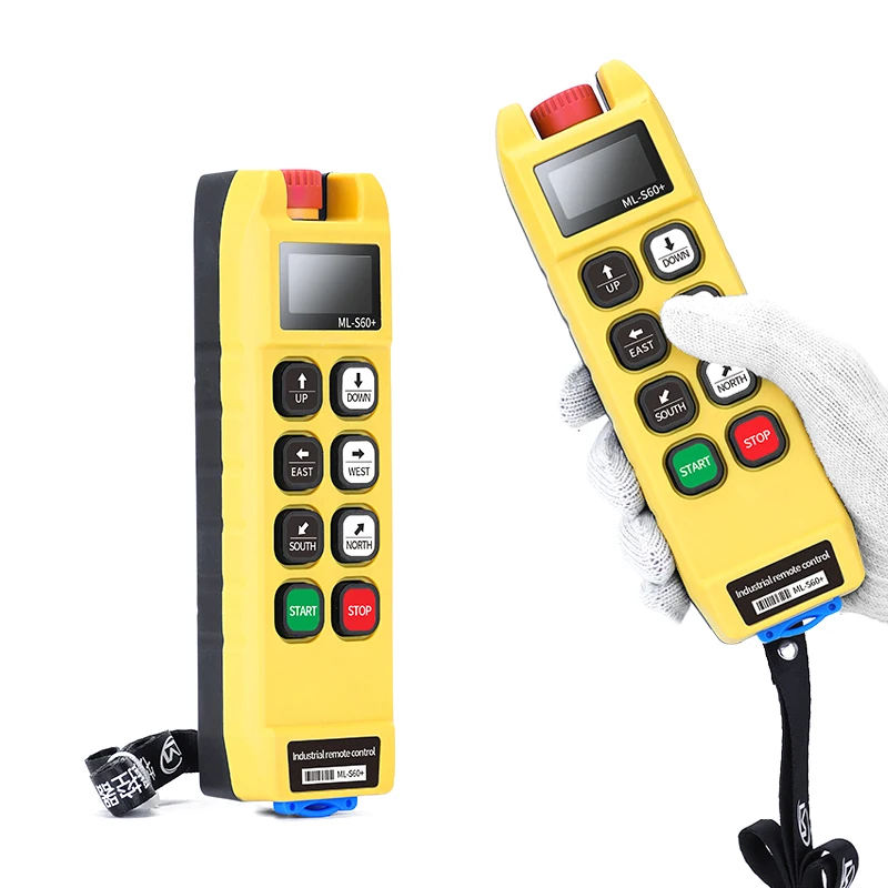 2026 SELL ML-S60+ Industrial Wireless Remote Control Electric Hoist Crane Waterproof Receiver 868MHz Frequency Automatic Shock R
