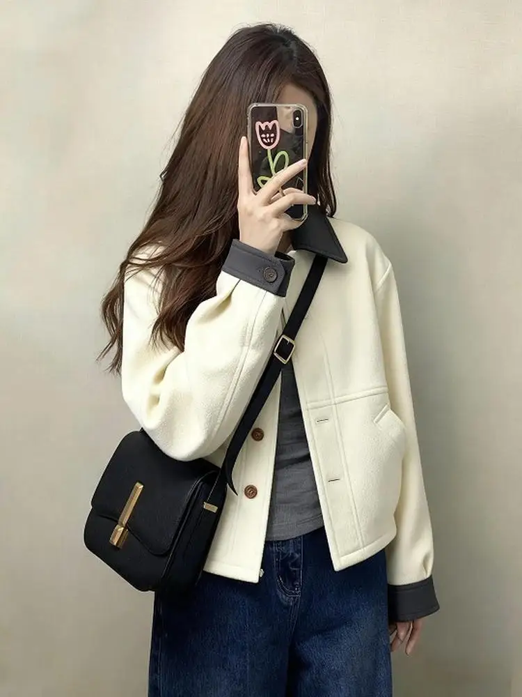 Slimming Short Thickened Cotton Jacket Women's Winter New Style Super Beautiful Unique Trendy Outerwear Warmth Commute
