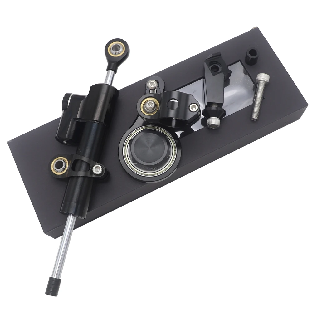 

For Kawasaki Ninja ZX6R 2005 Motorcycle Accessories Aluminum Steering Damper Adjustable Direction Stabilizer Bracket Mount Kit