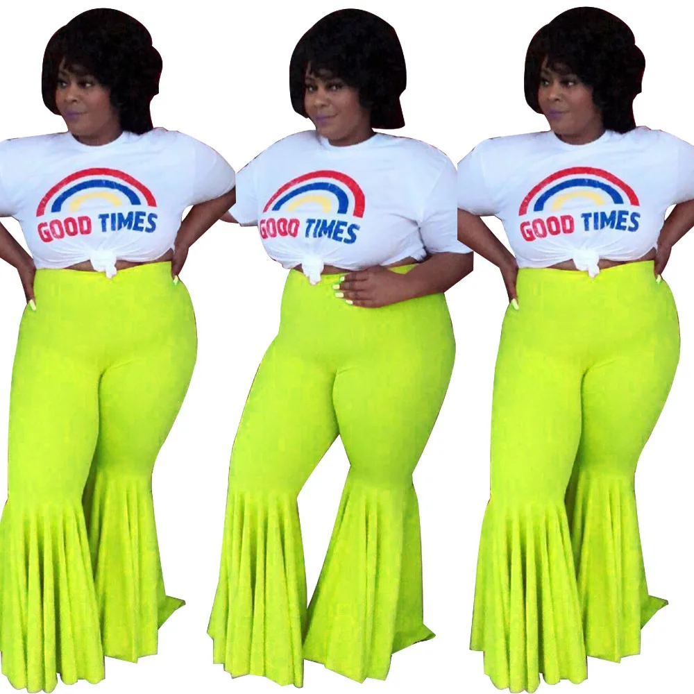 سراويل نسائية غير متماثلة من Street Sle مقاس كبير 3XL 5XL سراويل كاجوال للسيدات سراويل طويلة l خصر بوليستر