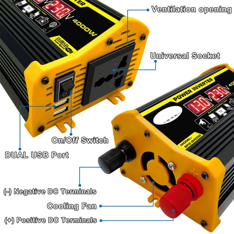 Imagem -03 - Kit de Geração de Energia Solar Sistema de Energia Solar Carga de Bateria do Painel Solar Controlador 30a 4000w 12v 220v 110 v 220v 20w