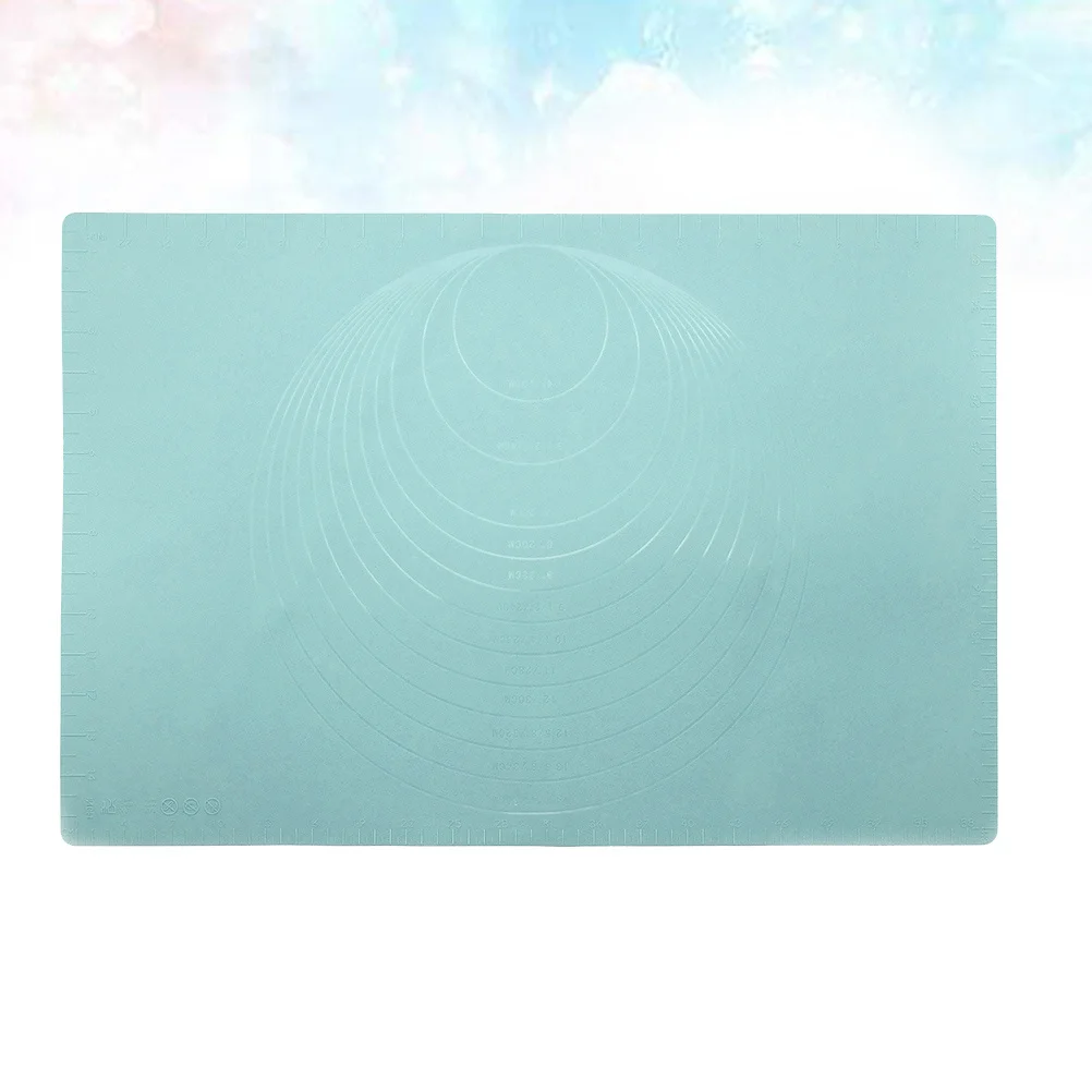 

1Pcs Silicone Dough Rolling Mat Non Stick Baking Mat with Scale 24 Inch High Temperature Heat Resistant Kitchen Tool
