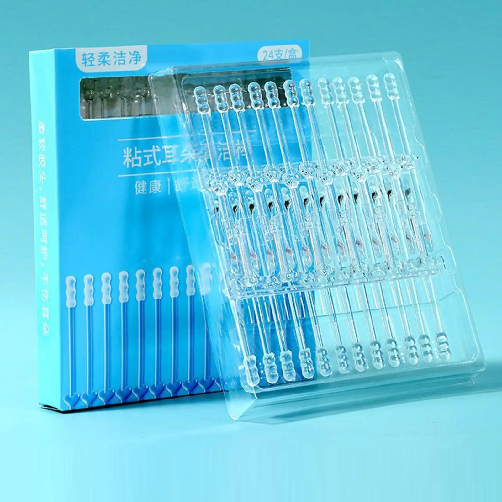 Reusable Earwax Removal Swabs Sticky Ear Cleaning Stick Adhesive Ear Pick Soft Ear Cleaning Tools for Gentle Care for All Ages