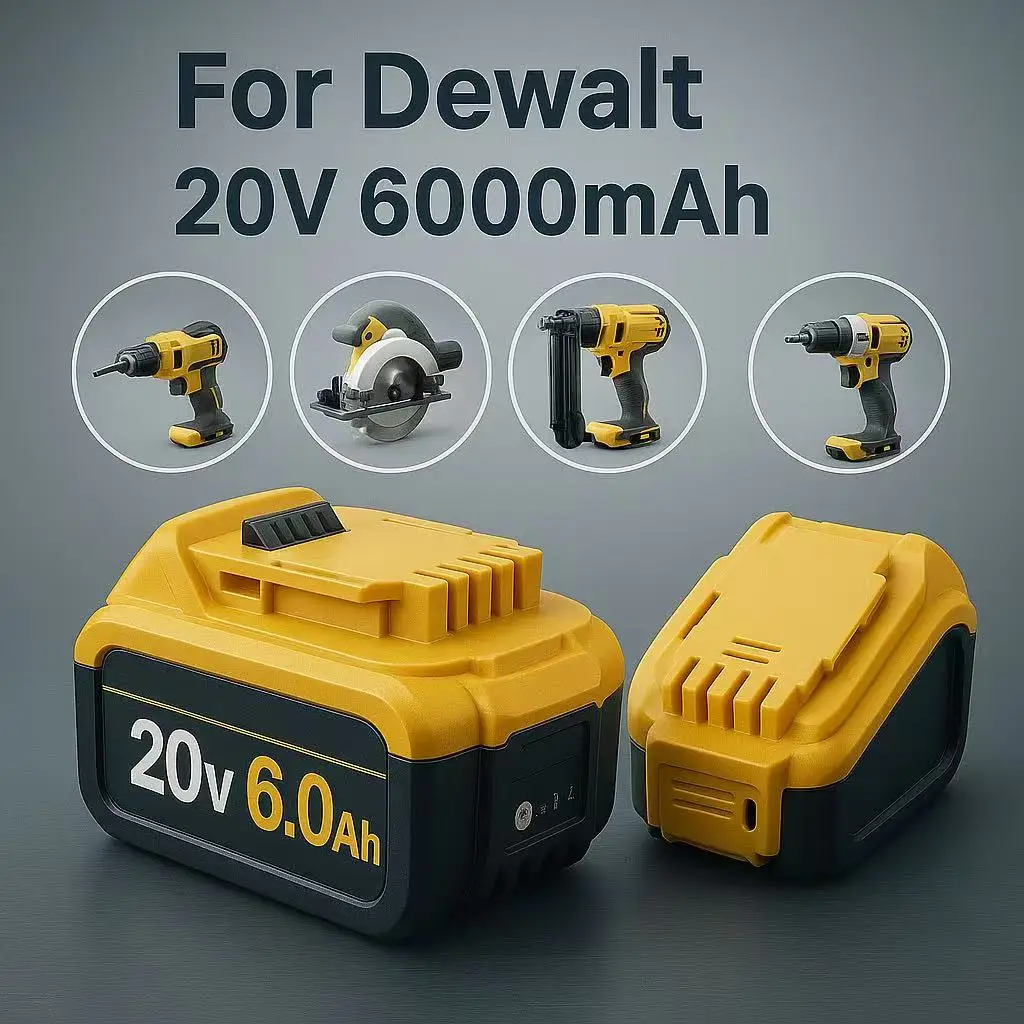 

SUMMING battery for Dewalt 20V power battery ,100% original for DEWALT 20V battery power tool DCB606,⚡DCB205⚡DCB206
