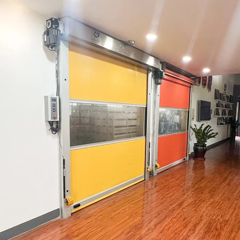 Industrial Sliding Automatic Fast Speed Shutter Roll up Pvc Door for Factorypromote sales