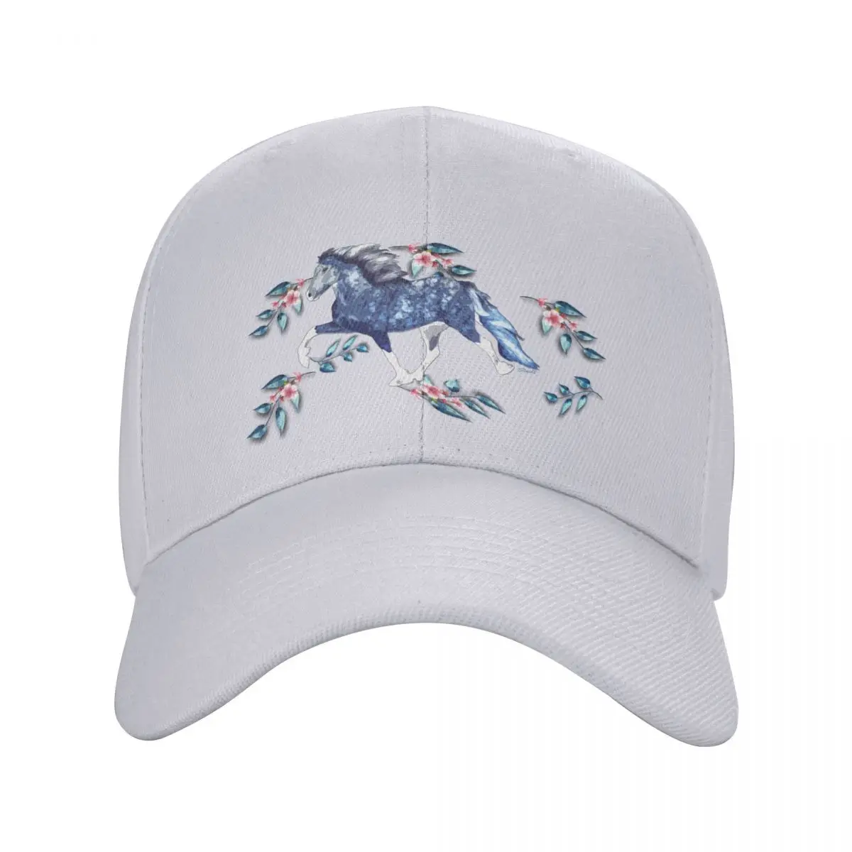 Blámóea and the Flowers ~ Icelandic Horse Baseball Cap party Hat Sunhat Women's Hats For The Sun Men's