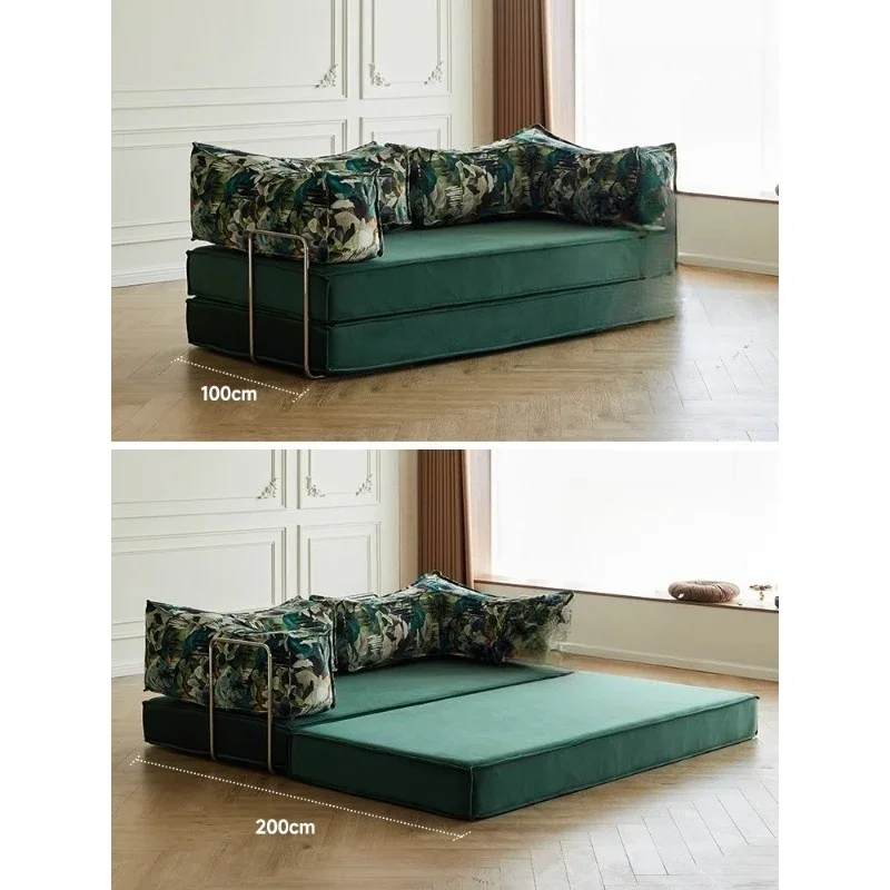 Maillard Fabric Sofa, Triple Folding Sofa Bed