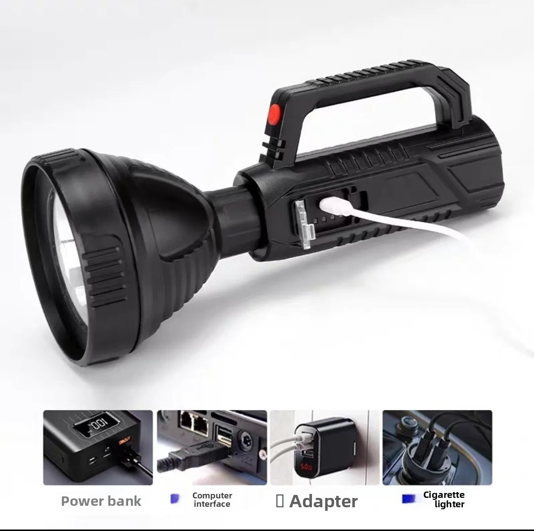 ベトナム市場で最も売れている懐中電灯/強力な充電式屋外照明/高出力ハンドヘルド照明