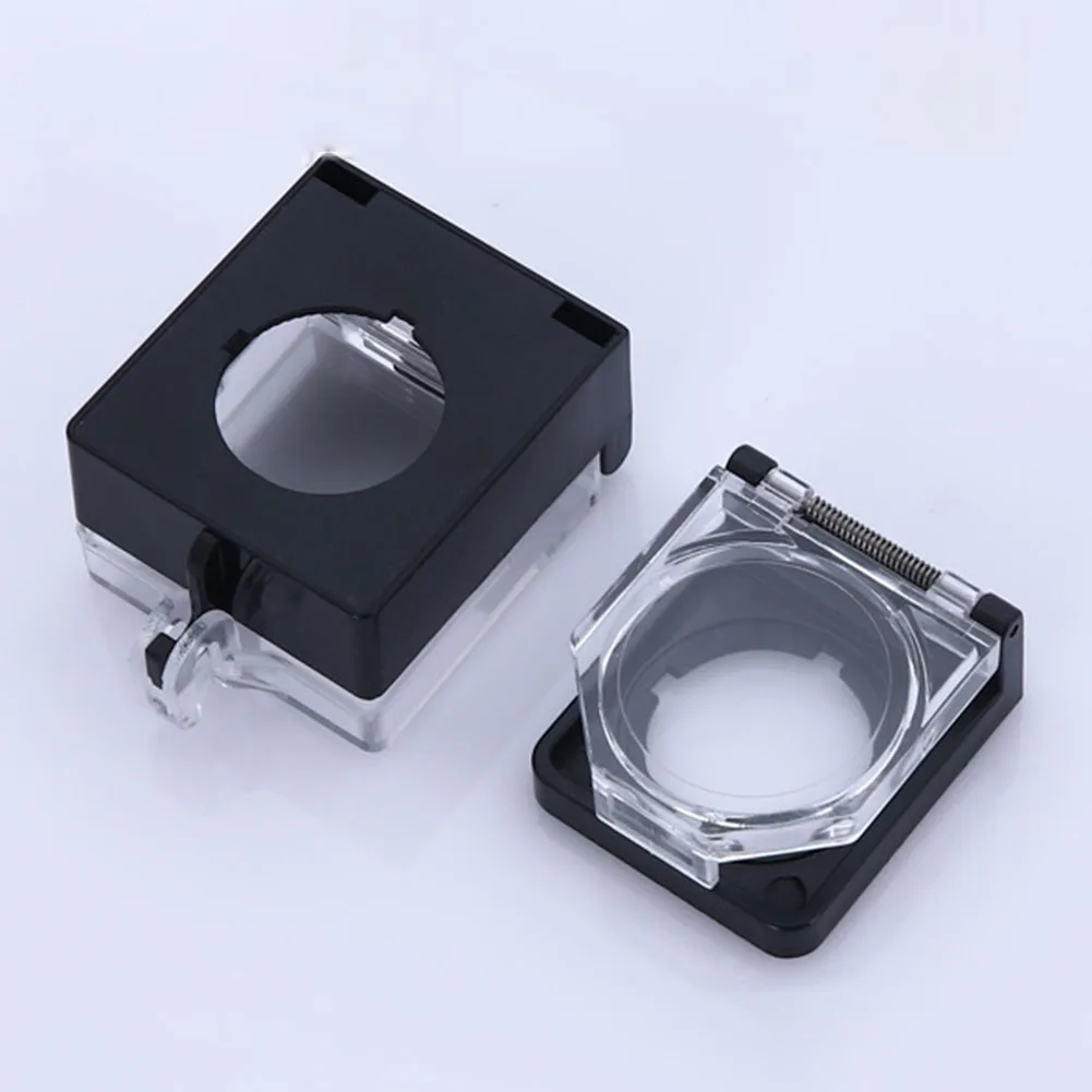 2pcs Waterproof Push Button Switch Protective Cover 22mm Mount Safety Protector Cover Power Tools Spare Parts