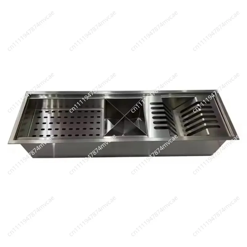 Custom Kitchen Counter Organizers Space-Saving Dish Rack Stainless Steel Kitchen Drying Rack with a Cutlery Holder