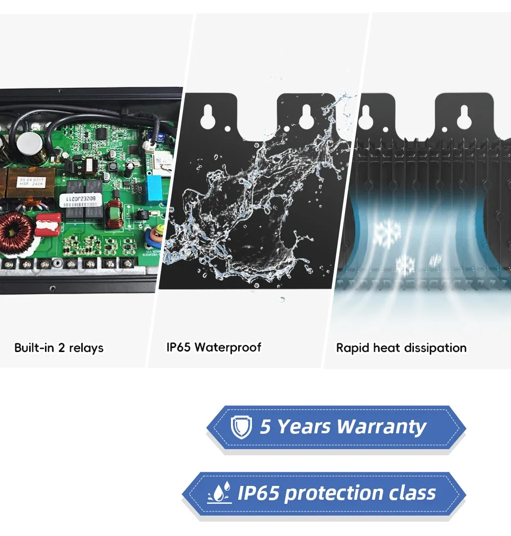 EU Warehouse China Micro Inverter Auf Youtube 800W Zero Export Device Micro Inverter Grid Tie Limiter