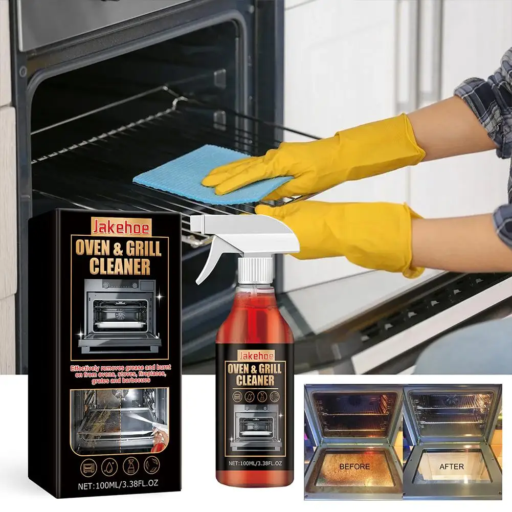 Foam Cleaner For Stove Oven Grill Special Decontamination Deodorization Odor Removal And Oil Removal Agent