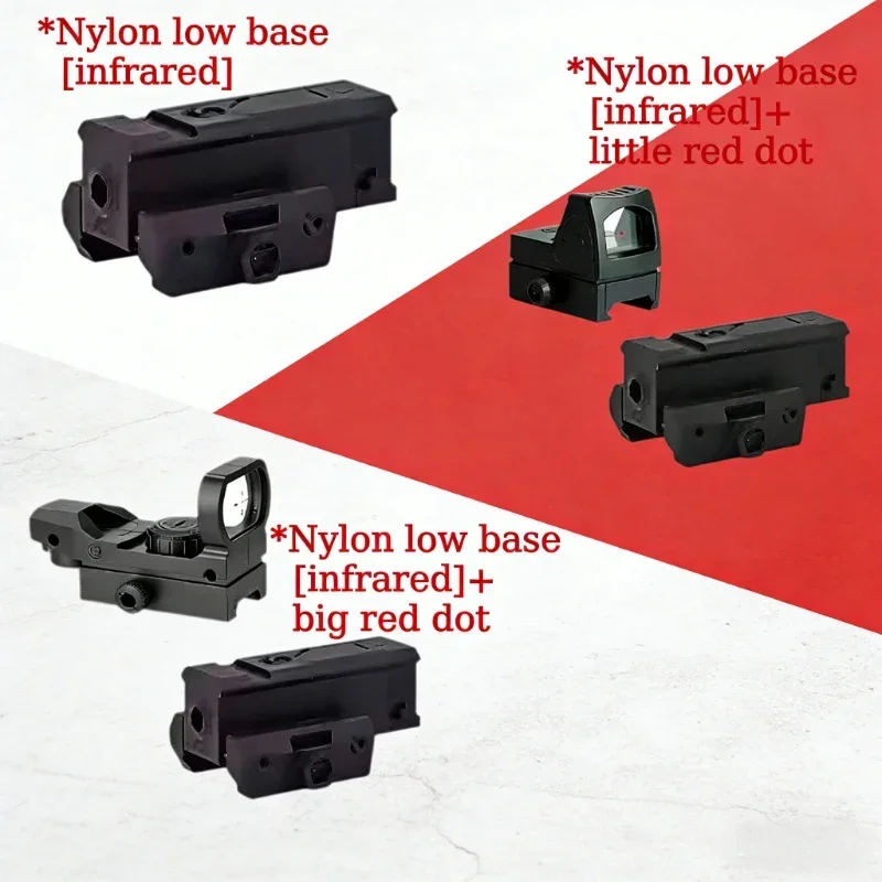 

Nylon Infrared Line-mounted Red Dot Laser, 20mm Extendable Rail, Tactical Indicator Light for Toy Airsoft Guns