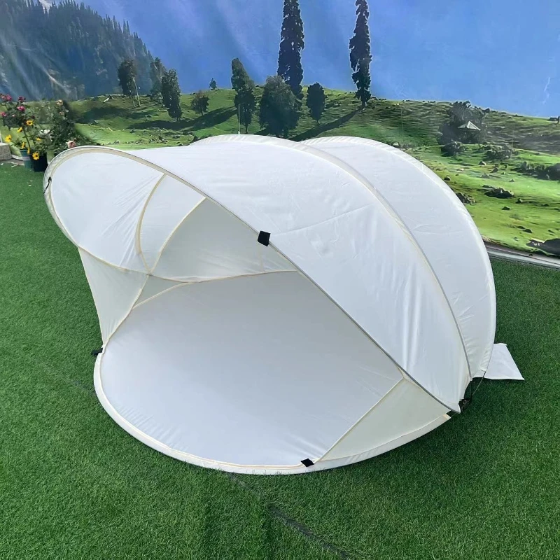 Beach tent fully automatic folding free construction field single double fishing shed shade tent outing trip camping
