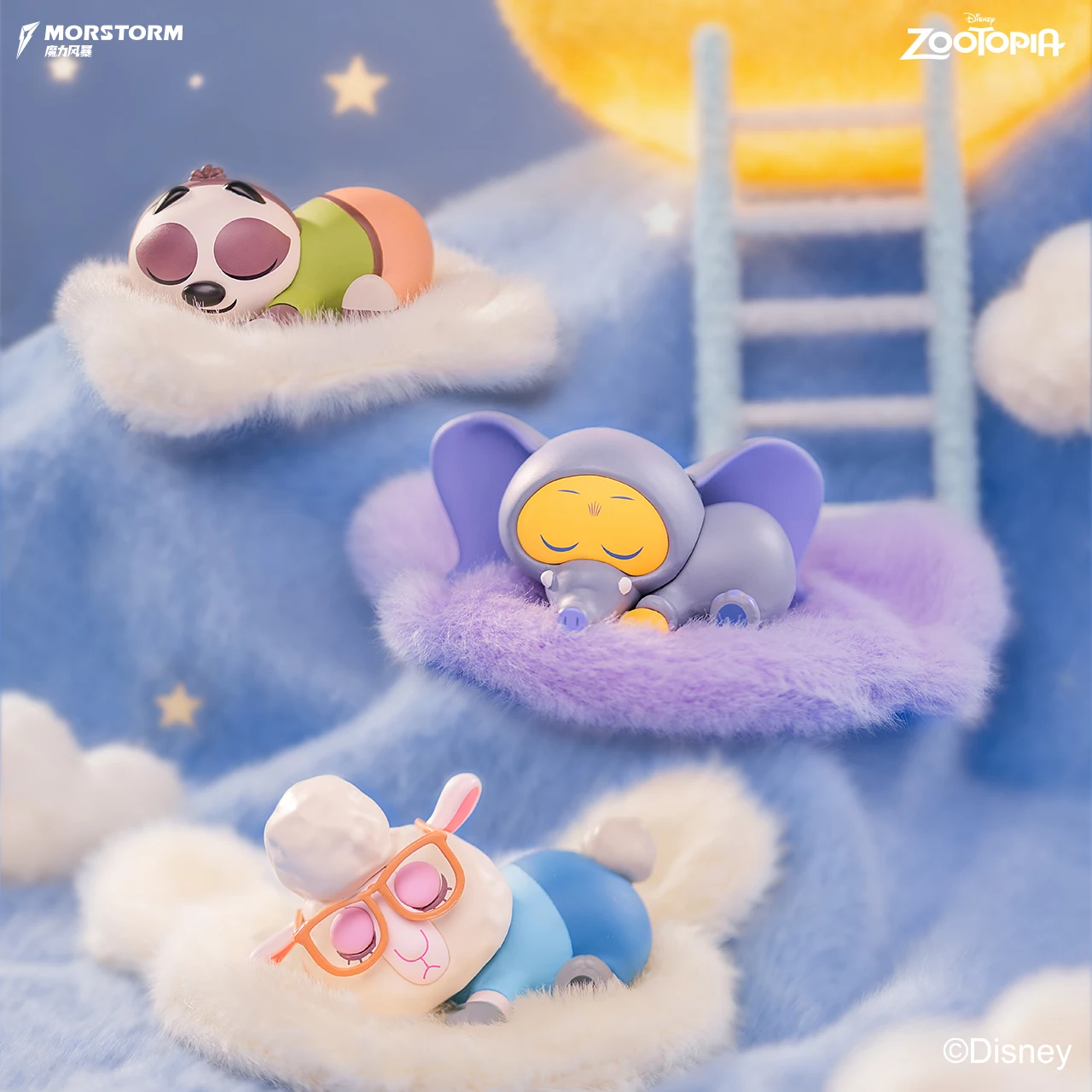 MORSTORM Zootopia2 Nick Judy'S Sleeping Position Series Blind Box Simpatico cartone animato modello squisito giocattolo per il regalo di Natale dei bambini