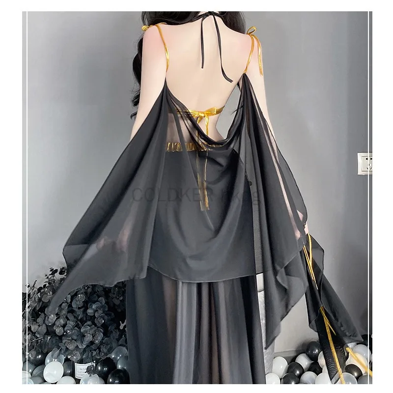 Sexy Goddess Princess Cos Cleopatra Bely Exotic Women Dancer Cosplay Costume Top and Skirt Set for Halloween Cosplay Costume view 5