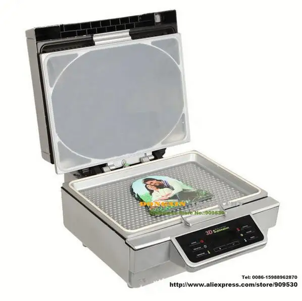 3D sublimation heat transfer machine for Phone Cases Mug Cup Plate Tiles  Multicolor 3D heat press printing machine
