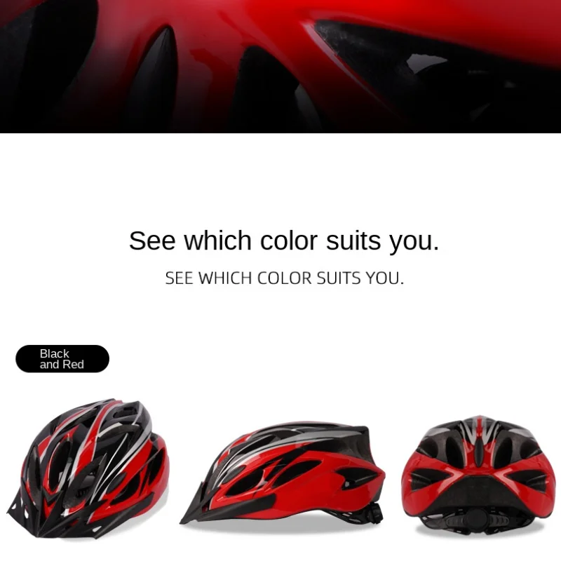 New Cycling Helmet Comfort Lining Lightweight Hollow Men Women Adjustable Riding Safety head protection bike bicycle MTB helmet