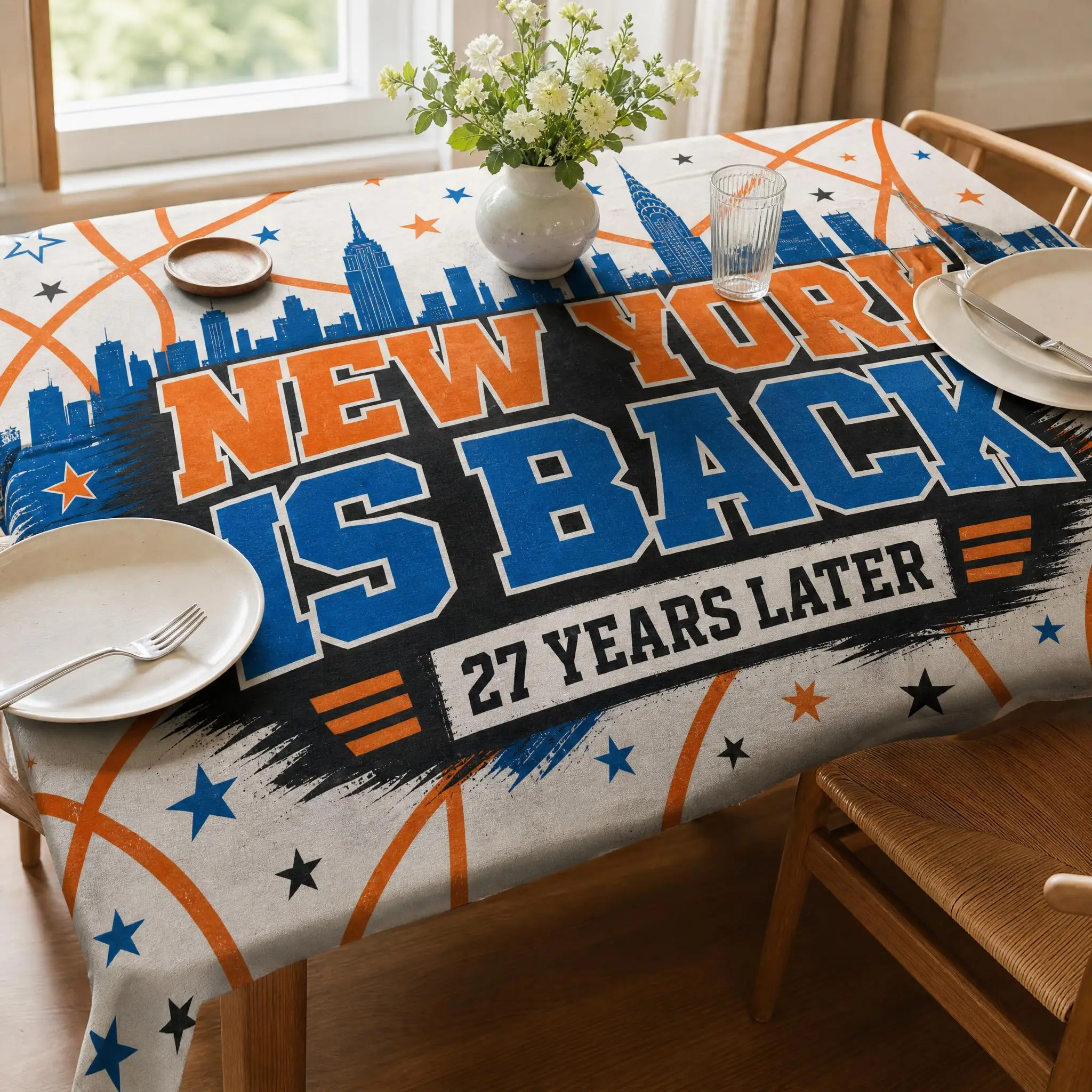 Nappe de table sportive de bas - Home Textiles New York avis et prix
