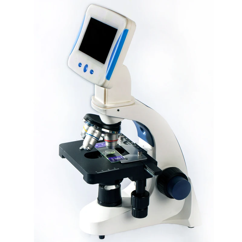 Laboratory Compound Biological BL-2208 Binocular microscopio Optical Microscope With 7 Inch LCD Screen