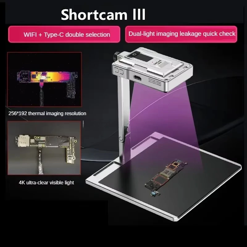 Launch ShortCam III 4K HDMI Camera Infrared Thermal Imaging Diagnosis Instrument for Phone PCB Motherboard Fault Detection Tool