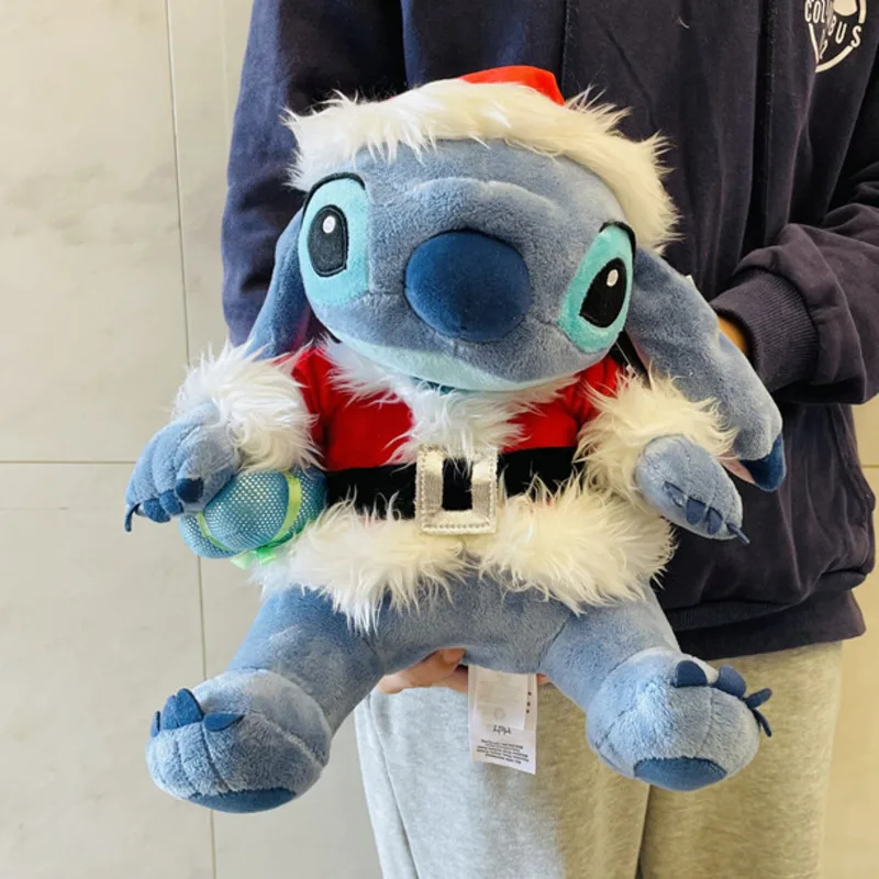 

Disney Stitch Cos Санта-Клаус плюшевая милая 28 см стежка Санта-Клаус Dress Up Edition мягкая подушка кукла рождественские подарки для детей