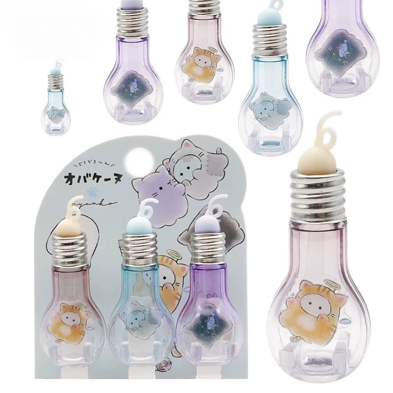 Cute Pencil Cap Light Bulb Shape Pen Cover for Pencil Tip Protection Pencil Extender School Stationery Supplies Pencil Protector