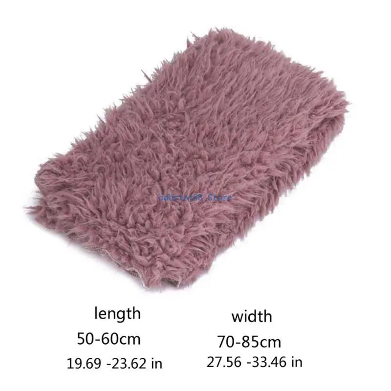 Y4UD الوليد التصوير الدعائم خلفية الطفل لينة فو بطانية من الفرو الرضع الاطفال Fotografia خلفية التبعي #6