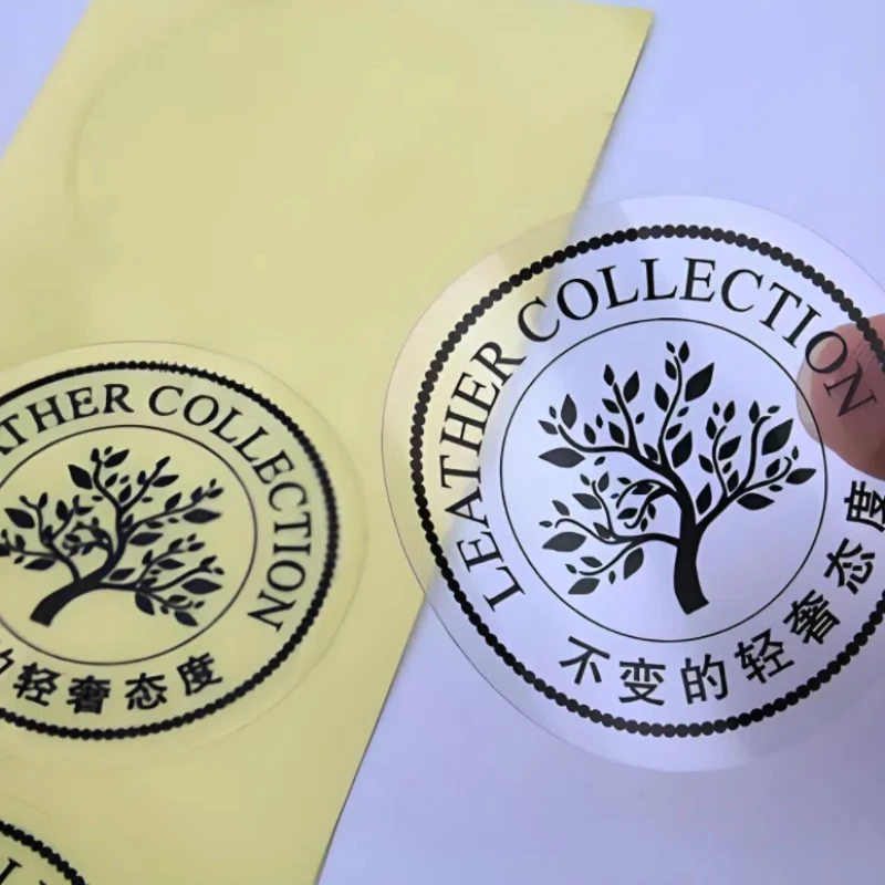 

500Pcs Custom Stickers Personalized Label Customized Logo Wedding Baptism Birthday Stickers Aesthetic DIY Your Own Logo Sticker