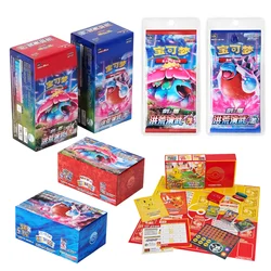 Oryginały Pokemon handlowa gra karciana Pikachu handlujący Booster Box chińska kolekcja kart bitewnych zabawka do zabawy