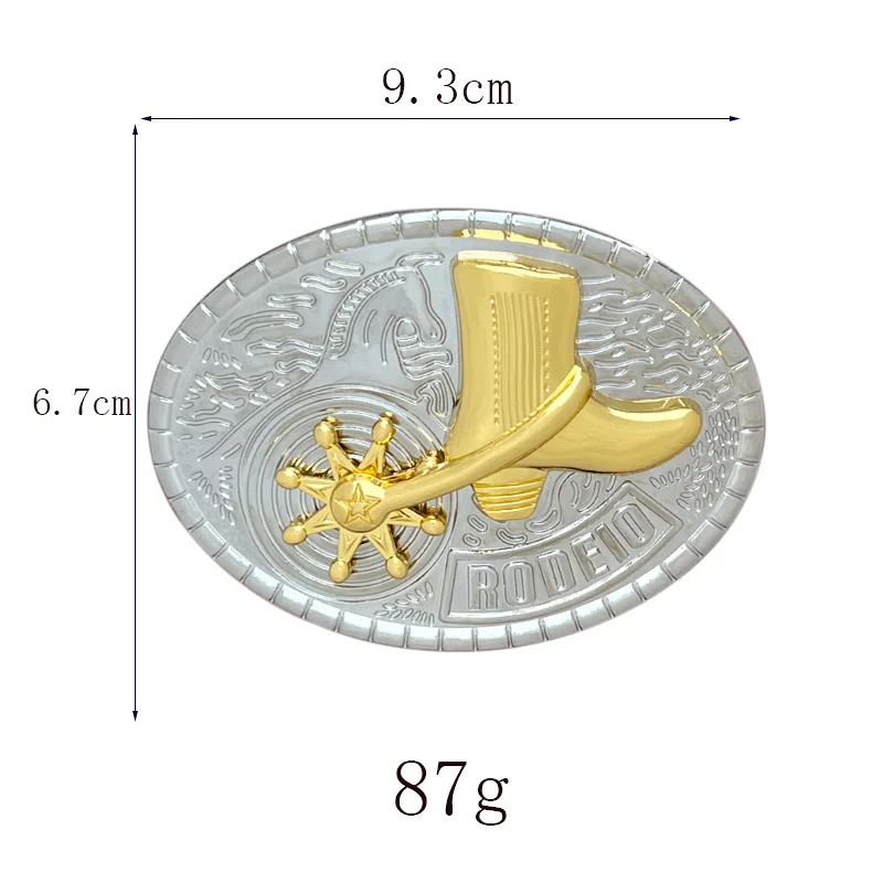 Golden Spurs Laars Riem Gesp Western Stijl