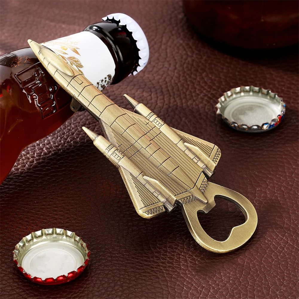 Bottle Opener Antique Air Plane Beer Jar Openers Retro Airplane Metal Corkscrew Wedding Favors Party Gifts