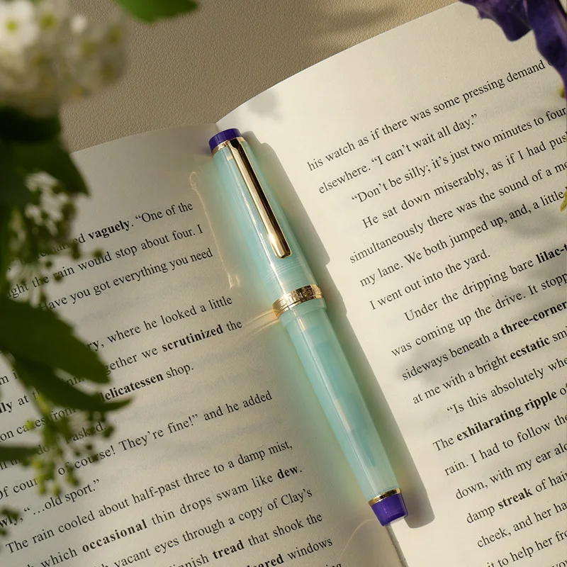 

Jinhao 82 Spring Rain New Color acrylic resin Hard Fountain Pen Calligraphy Practice Pen Gift