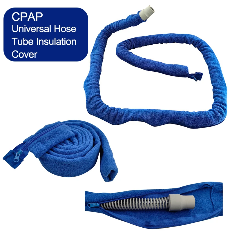 CPAP Universal Hose Tube Insulation Cover Soft Washable Zippered Pipe Insulation Jacket Prevention Condensation CPAP Accessories