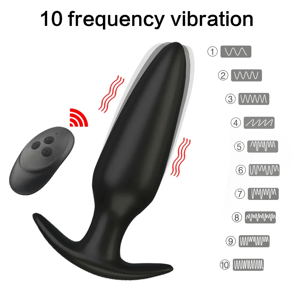 

Wireless Remote Control Vibrating Anal Dilator with Three Sizes Available for Both Men and Women Anal Sex Toys Adult Products 18