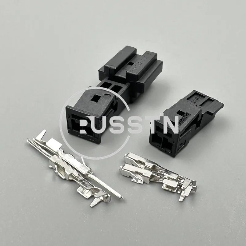 1 Set 2 Pin Automotive Audio Tweeter Socket AC Assembly Car Door Light Connector For BMW 9-968554-1 3-1452577-1