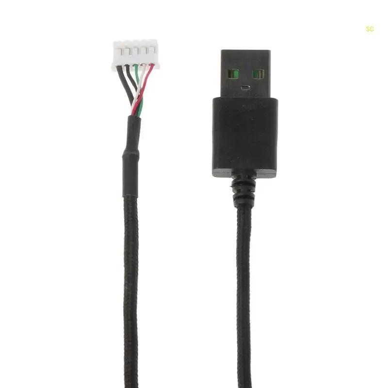 USB Mouse Cables Wire Replacement DIY Umbrella Rope Mouse Cable Line Soft Dropshipping