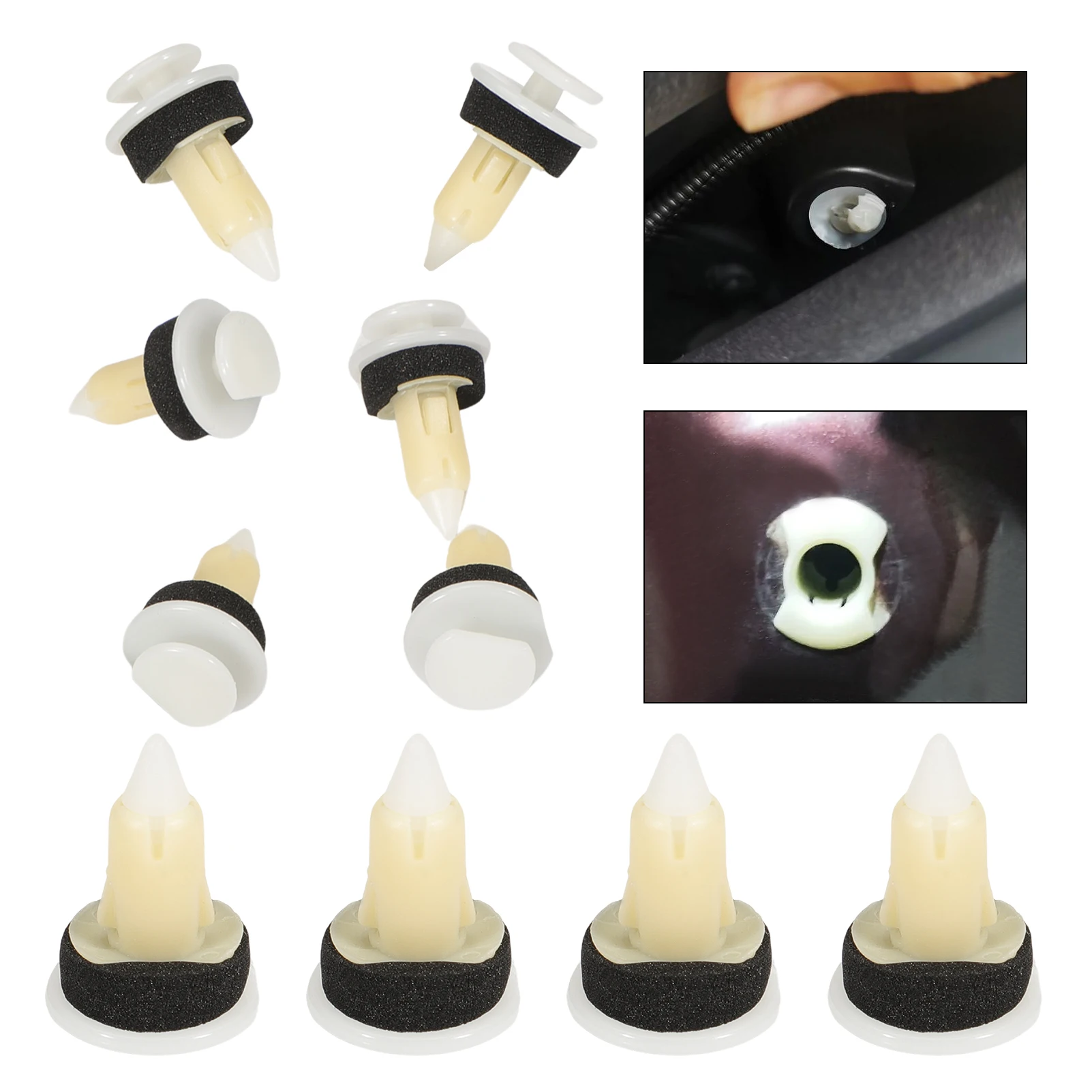 10 Pcs A1639881678 Car Interior Fastener Clip Retainers Auto Door Panel Card Trim Clips For Mercedes M Class W163 ML350 ML320