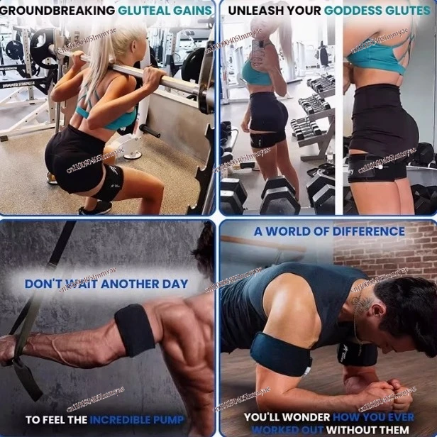 Flow Restriction Belt, Thigh Pressurized Muscle Pressure Belt, Sports Rehabilitation Tools and Equipment, Blood Blocking Belt