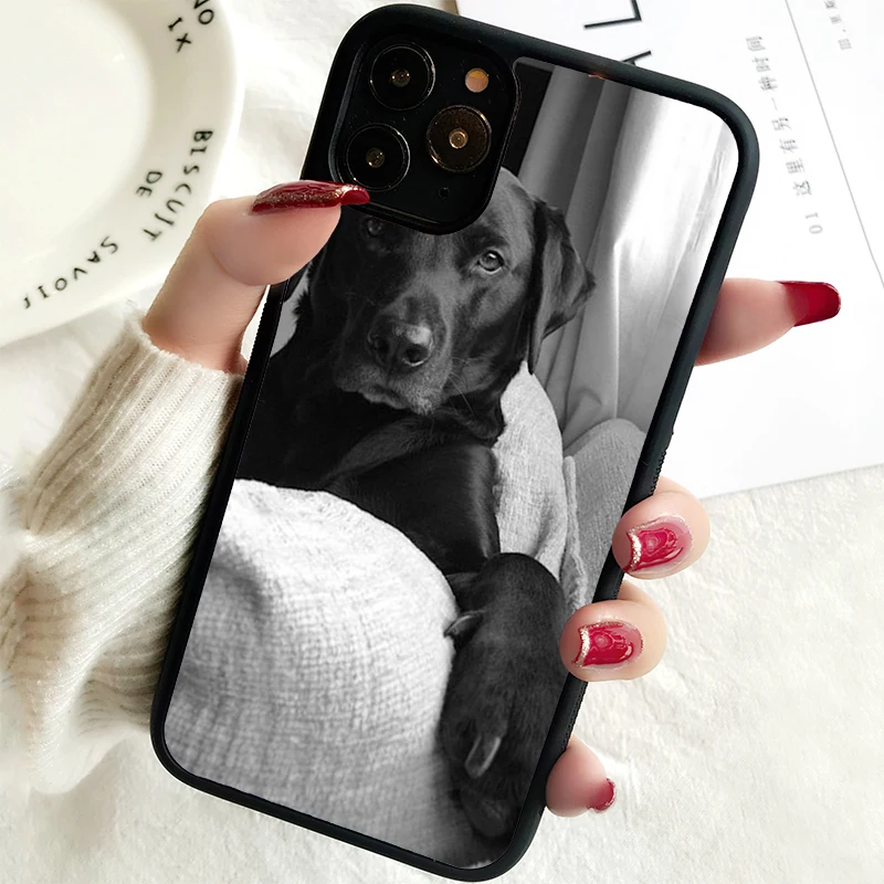 5 5S SE 2020 Phone Cover Case for iPhone 6 6S 7 8 PLUS X XS XR 11 12 13 MINI 14 PRO MAX Rubber Cute pet dog labrador retriever