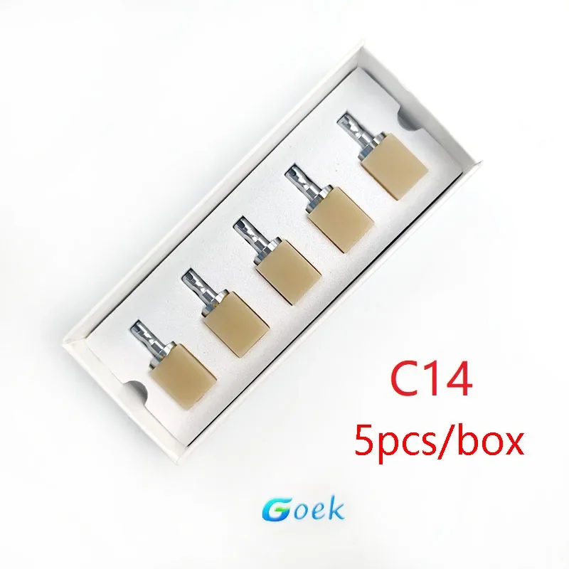 4 or 5pcs/Box Dental PMMA Block Sirona CEREC C14 B40 16 Colors Dentistry Resin Block Laboratory Supplies Dentist Materials