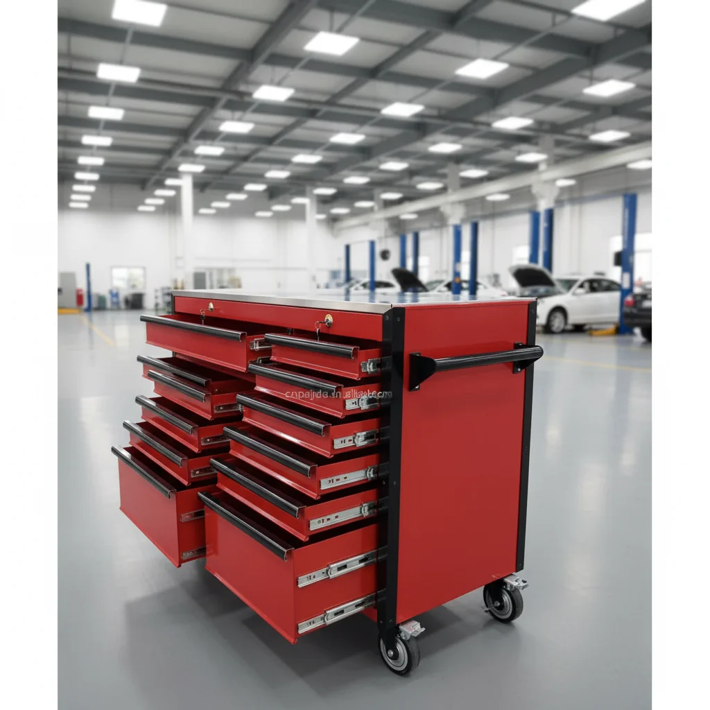 CE Professional 15-Drawer Rolling Tool Box Customizable OEM Storage Solution For Garage Organizer Warehouse Rolling Tool BoxATV&