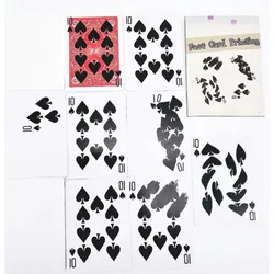 Magia Presto Printo Magic Tricks Selected Card Soak Up Ink To Blank Cards Magic Magician Close Up Illusions Gimmick Props Comedy
