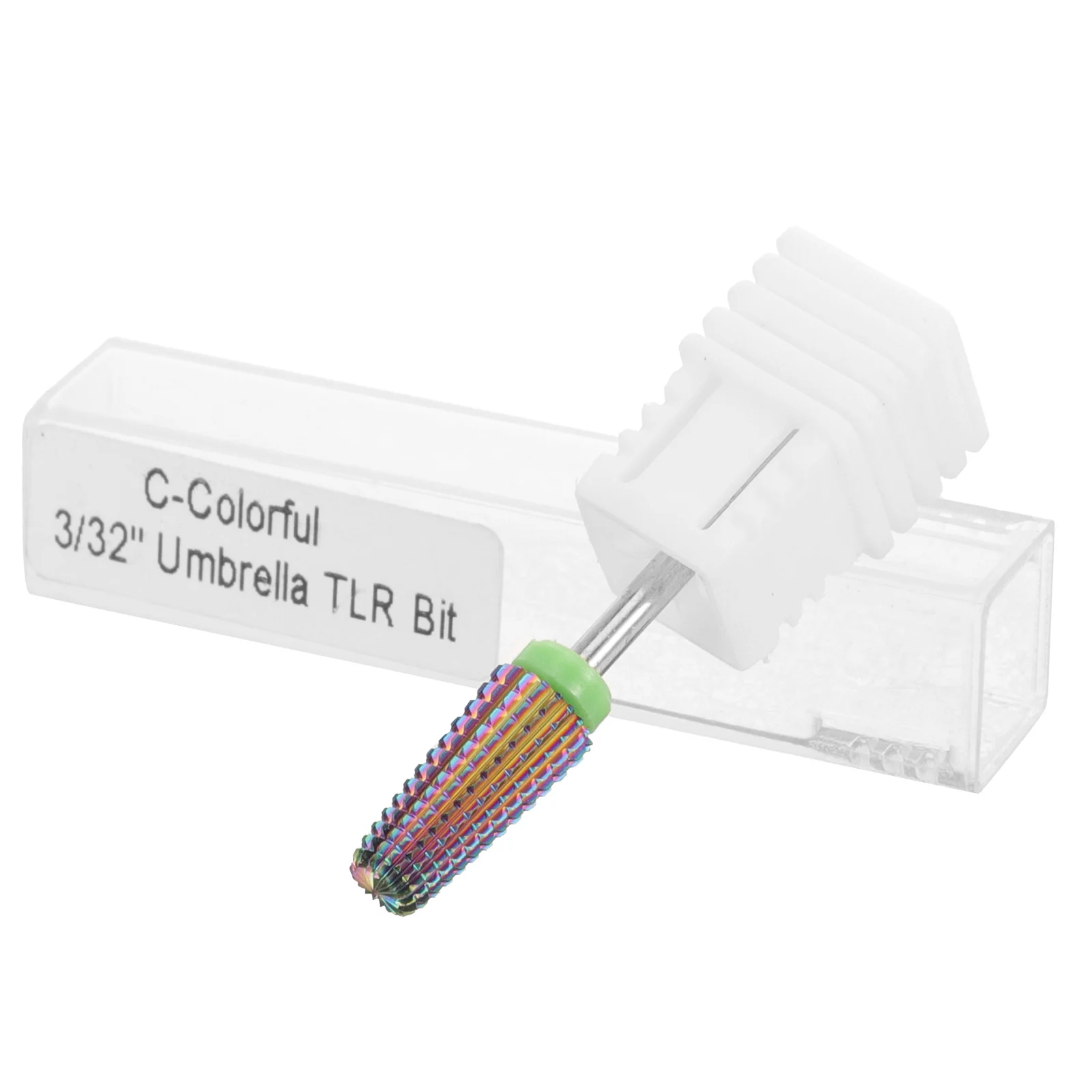 

Nail Drill Bit Tungsten Steel Cone Shape Long-Lasting Safety Manicure Tool for Salon Home Acrylic Nails Nail Art Polishing