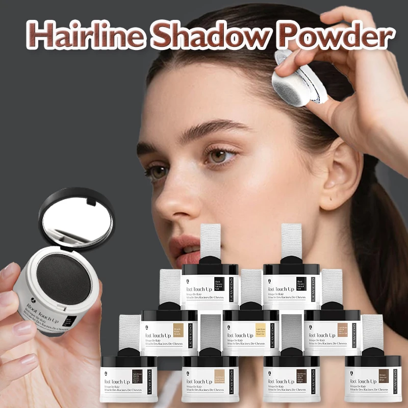 Hairline Shadow Powder Instantly Conceal Hairline And Hair Root Touch Up Waterproof Hairline Powder Filler Hair Root Coverage