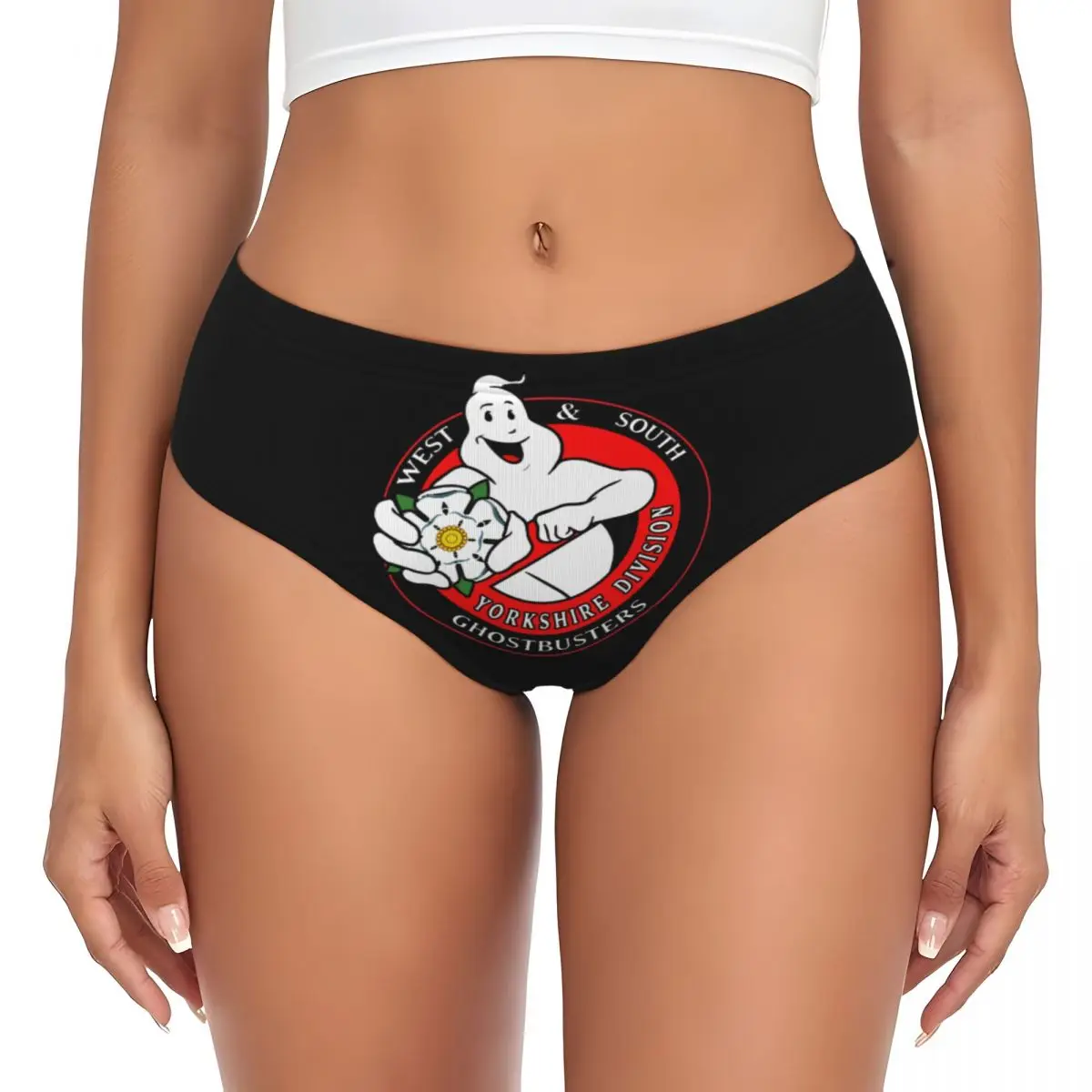 

Custom Ghosts Buster Yorkshire Division Brief Panties Womens Breathable Stretch Ghosts Movie Underwear