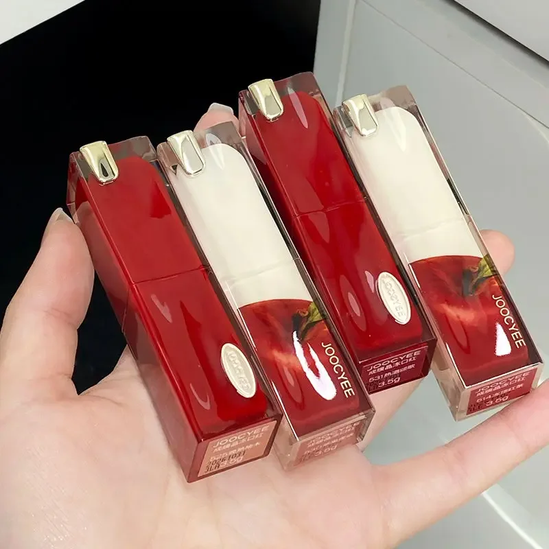 Joocyee Enzyme Colour Christmas Limited Makeup Holding Crystalline Lipstick Apple Heart Fashion Sexy Christmas Lipstick Gift